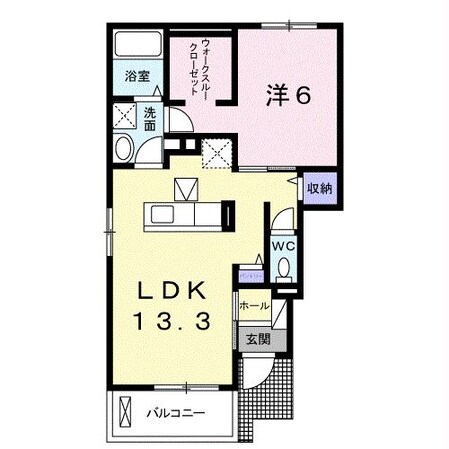 コンフォーティアⅢの物件間取画像